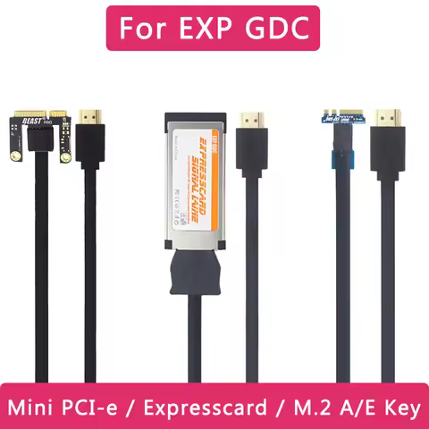 Mini PCI-E / Expresscard / NGFF M.2 A/E Key Cable Adapter Converter Wire for EXP GDC Dock to Laptop 