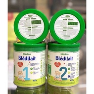 Bledilait milk No. 1,2 can 400g valid June 2026