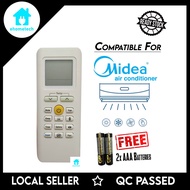 Replacement for Midea Air Conditioner Remote Control (RG70) 1.0HP-2.0HP (MSAF-10CRDN8-MSAF-12CRDN8-MSAF-18CRDN8)