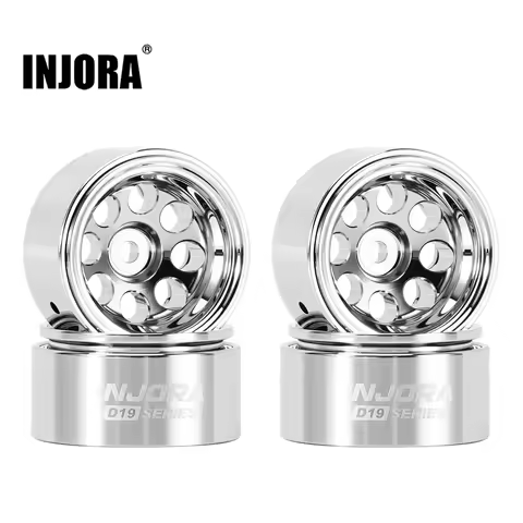 INJORA D19 0.7" Aluminum Beadlock Wheels for 1/30 Axial SCX30 (W7013)