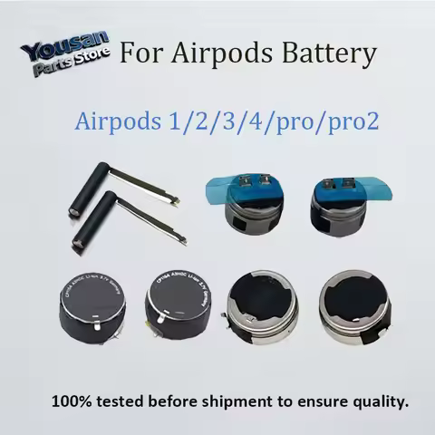 Replacement Battery for AirPods4 1 2 3 gen Pro Pro2 A3054 A3053 A3050 A1722 A1523 A2031 A2032 A2564 