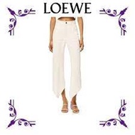 全新LOEWE 白色造型牛仔褲