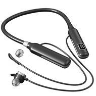 Wireless Bluetooth Earphones Bt-7 Sport Neckband Card Insertion Tech Digital Display Noise Reduction