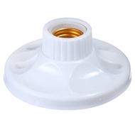 E27 LED Light Bulb Holder Round Square Fitting Socket with US Plug Switch E27 Base Hanging Lamp Socket 6A 220V-250V