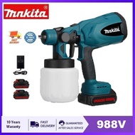 Cordless Electric Spray Gun High Power Electric Paint Sprayer 1 Nozzle & Large capacity Easy Sprayin