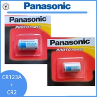 PANASONIC CR123A/CR2 Lithium Battery 3V Batteries for Flashlights, digital cameras, etc