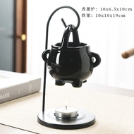 Iwishan Iron Frame Hook Ceramic Aromatherapy Burner Witch Soup Cup Water Drop Essential Oil Stove Ca