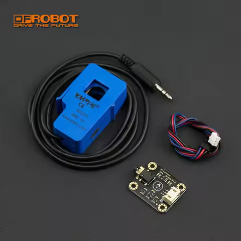 DFRobot Gravity series Analog AC Current Sensor, Range 0~20A include probe + adapter module + 3-Pin
