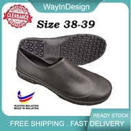 PVC Unisex Labour Shoes kampung Bowling,non-slippery waterproof Bowling Rubber Shoes Kasut Getah Bow