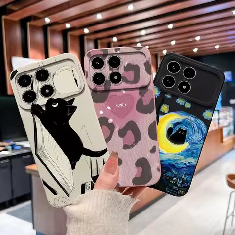 For Xiaomi Poco F8 Pro / F8 Ultra Phone Case Funny Cat Soft Liquid Silicone Back Cover For Poco F8Pr