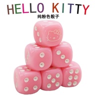 Cute Dice hellokitty Family Drinking Dice A Whole Set Nightclub Dice Cup Set Acrylic Dice 3.20