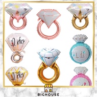 Diamond Ring Foil Balloon Bride to Be Balloon Wedding Engagement Decoration