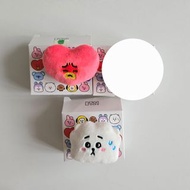 [換side eye Tata] BT21 BTS tata cooky rj 表情包 公仔扣針