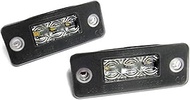 Jodriva 2x LED Licence Number Plate Light White Canbus, for 2002-2010 A8 S8 4E/D3 Number Plate Light