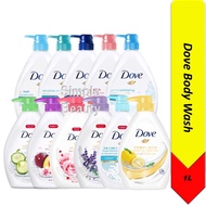 Dove Body Wash 1L