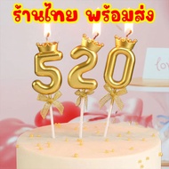 Thai Shop Candle Number 1-9 Birthday CAKE Decoration Supplies V1-7