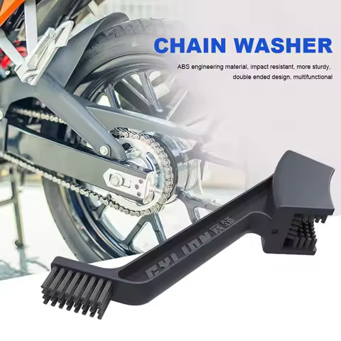 Motorcycle Mountain Bike Bicycle Scooter Double-end Chain Cleaning Brush Cycle Chain Detailing Brush