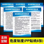 New Version Environmental Protection Hazardous Waste Storage Site Identification Plate Aluminum Mate