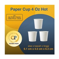 Paper Cup 4 Oz Hot Plain Hot Drink Paper Cup 4 Oz