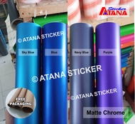 Skotlet Biru Muda Tua Matte Chrome Matt Ungu Metalik Doff Sky Blue Purple Light Dark Relaxa Midnight