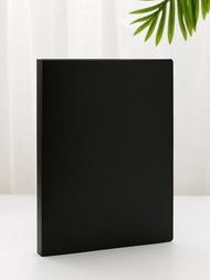 Black A4 Music Sheet Folder Transparent Index Pages Document Holder Certificate Award Collection Alb
