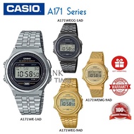 Casio A171 Series of round-face, unisex watches