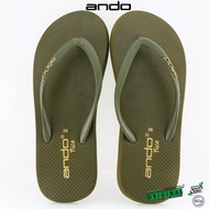 NEW!! Ando Nice Premium warna Olive/Emas - sandal wanita Ando