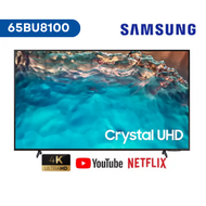 สมาร์ททีวี SAMSUNG  4K Crystal UHD Series BU8100 ขนาด 65 นิ้ว 65BU8100