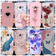 For Samsung Galaxy J1 2016 Case SM-J120F Soft Casing Fashion Flower Butterfly Phone Cover For Samsun