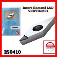 Insert diamond PCD VCGT16 0404 glossy aluminum insert for holder SVJBR H16 SVJCR H16 SVVBN H16