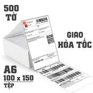 Thermal Printing Paper A6 Paper 100x150 A6 Size File 500 Pre-Layered Stamps Shopee Order 100x150 - B