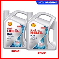 (Untuk Pasaran Malaysia) Shell Helix HX8 5W30 5W40 Fully Synthetic Engine Oil (4L) Malaysia 5W-30 5W