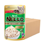[official Store] Nekko Jelly ปลาทูน่าหน้าไก่ในเยลลี่ 70g x 48 ซอง