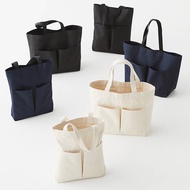 2025 MUJI Genuine Yipin Japanese Tote Bag Canvas Bag Class Commuter Bag Portable Shoulder Bag Simple