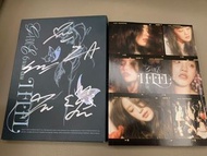 Gidle親筆簽名I feel專輯，入面有Photobook + cd