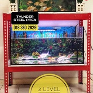 RAK IKAN LAGA / AQUARIUM RACK (2 LEVEL)
