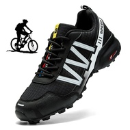 MTB Cycling Shoes Zapatillas Ciclismo Men Motorcycle Shoes Oxford Cloth Waterproof Bicycle Shoes Outdoor Hiking Sneakers