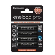 Panasonic Eneloop Pro AA Rechargeable Battery 4 Cells