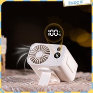 [Lszcx] Portable Table Fan, Cooling Fan, USB Pocket Personal Fan, Waist for Gardening, Office