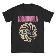 Soundgardens Band T Shirts for Men 100% Cotton Vintage T-Shirts Round Collar Tees Short Sleeve Cloth