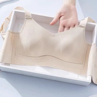 【Breast Minimizing】75B-90E Wireless Women Bra Skin-Friendly Breathable Push-Up Bra Plus Size Full Cu