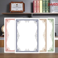 DARON 10 Sheets A4 Certificate Inner Page, Plain Inner Page Ceremony Award Certificate Paper, Excell