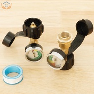 2Pcs Propane Pressure Meter Brass Propane Tank Gauge Level Indicator for 5 to 40lb Tank SHOPSKC1943