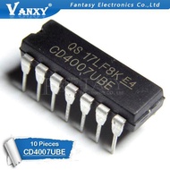 10PCS CD4007UBE DIP14 CD4007 DIP CD4007BE DIP-14 CD4007U new and original ICjiashop