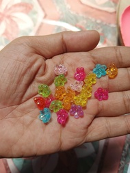 Manik manik Mote Asesories Gelang kalung dan cincin Bentuk Bunga ukuran 8mm