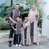 Sarimbit Keluarga Cutetrik Gamis Anak Couple Baju Muslim Mewah Elegant