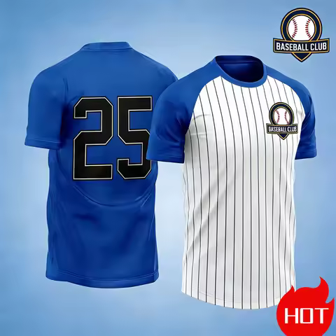 Summer Baseball jersey T-shirt Men's Sport T-Shirt Custom numbered Outdoor Team custom T-shirt round