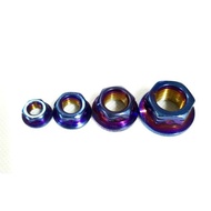 #10 #12 #15 #18 Titanium skru titanium nut rainbow skru rainbow nut