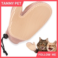 Mollypaws 2 in 1 Cat Hair Glove & Pet Fur Remover Glove, Dog Grooming Glove Brush for Shedding, Mass