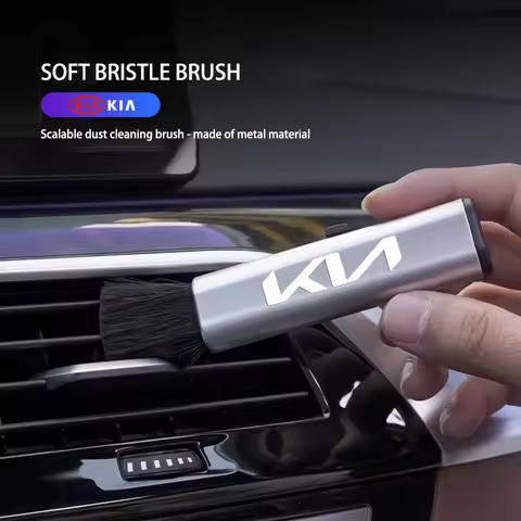 Car Cleaning Tool Air Conditioner Air Outlet Soft Brush For KIA K9 Sportage Niro K5 Carnival EV6 EV9